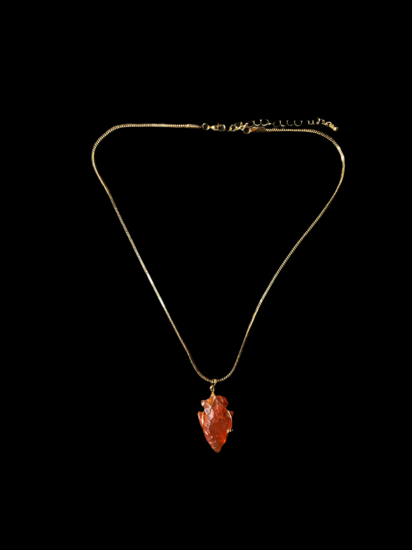 Carnelian Warrior Necklace