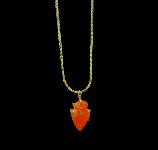 Carnelian Warrior Necklace