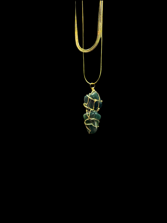 Warriors Heart Bloodstone Pendant